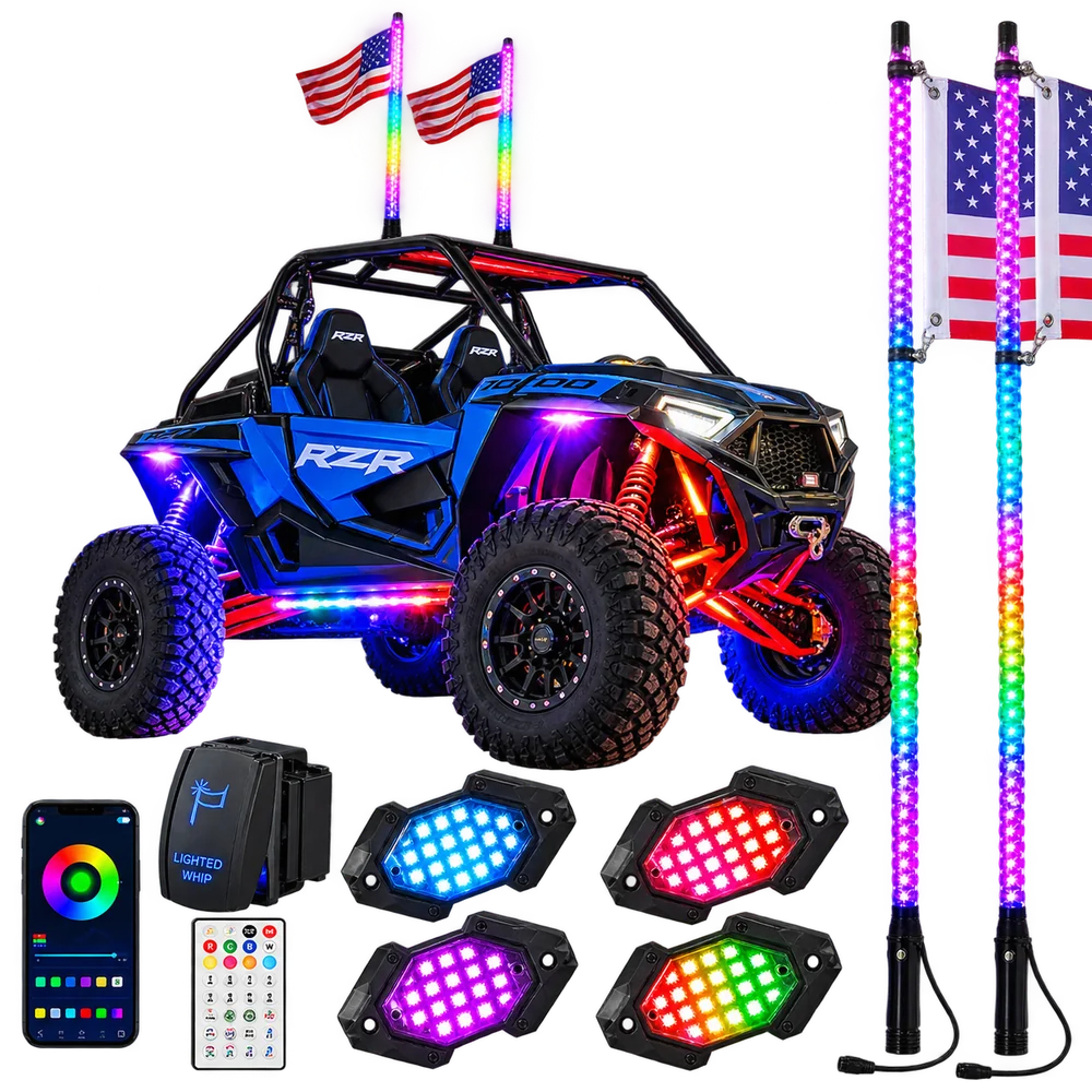 LED lighting kit for UTVs